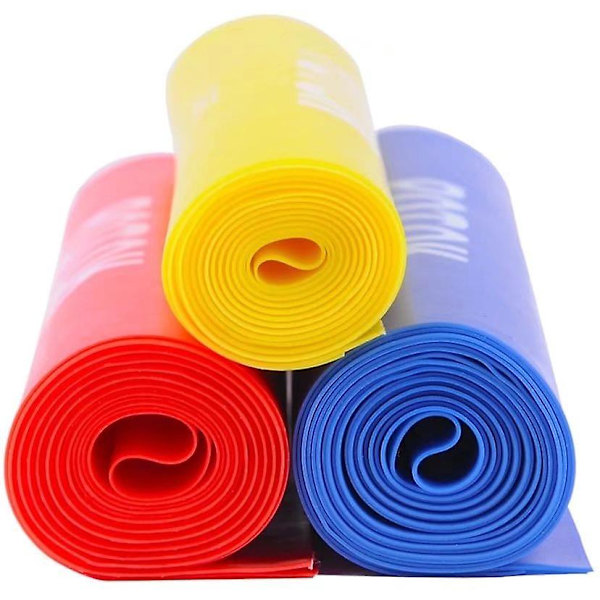 Resistance Elastiska band - Theraband - Fitness Yoga Pilates - Set om 3 med olika svårighetsgrader null none