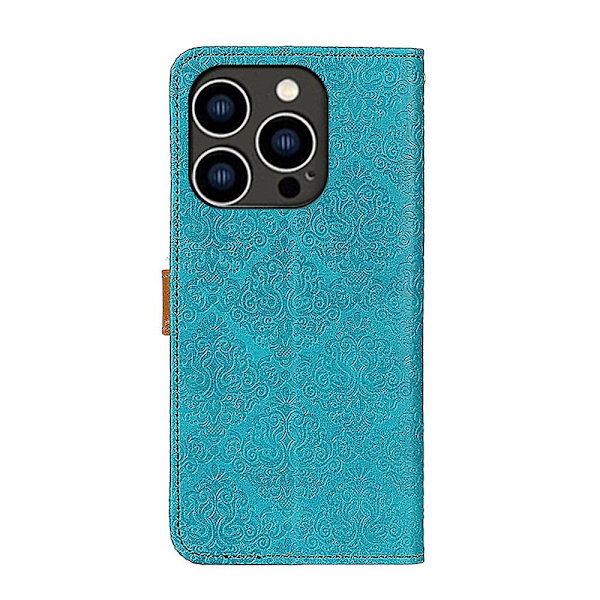 Präglat phone case för iPhone 15 Pro Blue