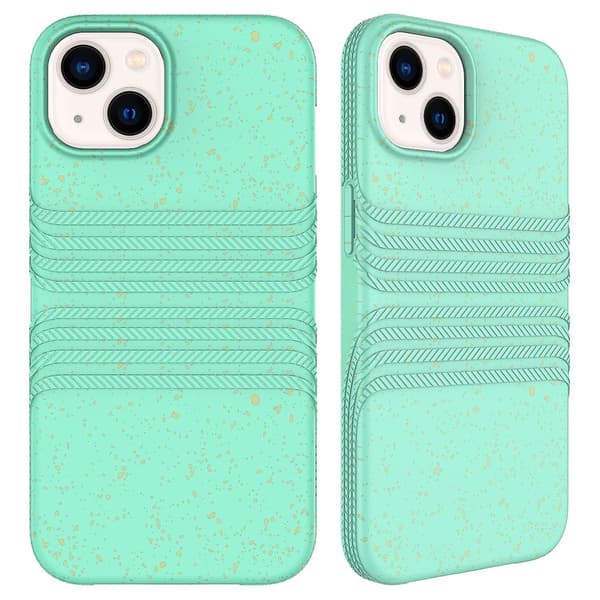 Wheat Straw TPU- case för iPhone 15 Plus Light green