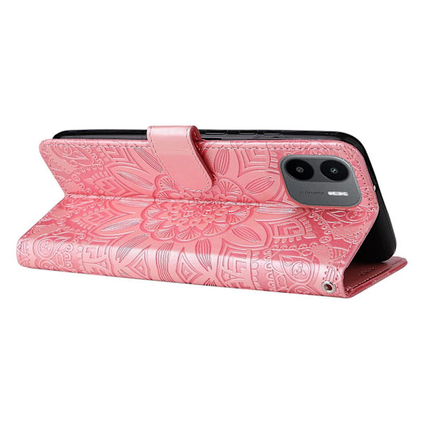 För Xiaomi Redmi A1 4G/A2 4G Solros case Vikbart ställ cover null none