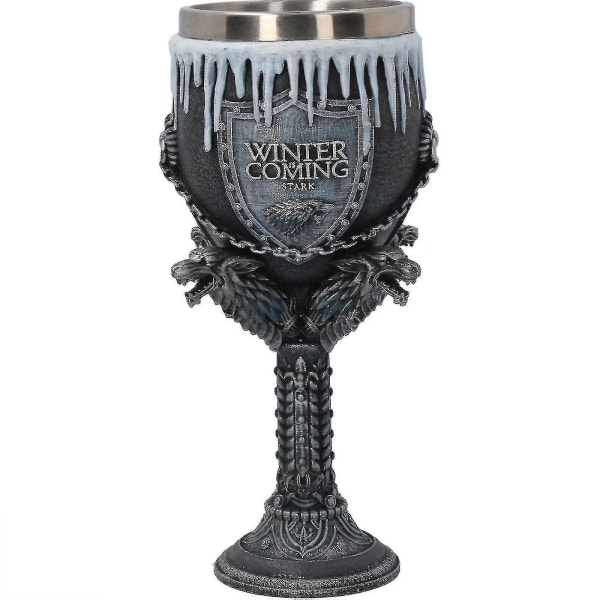 Game Of Thrones Creative Goblet Cup Möbler Tillbehör Vin Glashus Stark Of Winterfell-a null none