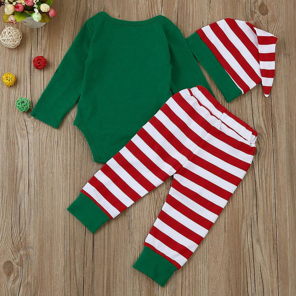 0-24 månader Baby Kid Elf Cosplay Cosplay Kostym Jul Fancy Dress Outfits 18-24 Months
