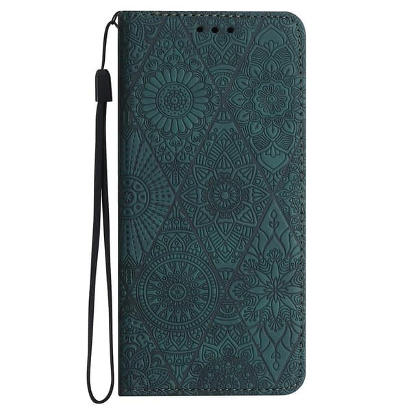 Etniskt präglat case för iPhone 15 Blue