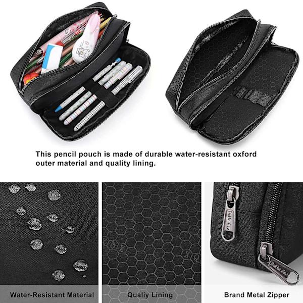 Case med stor kapacitet Oxford Storage Pouch Marker Case Enkel pappersväska Skolkontor O null none