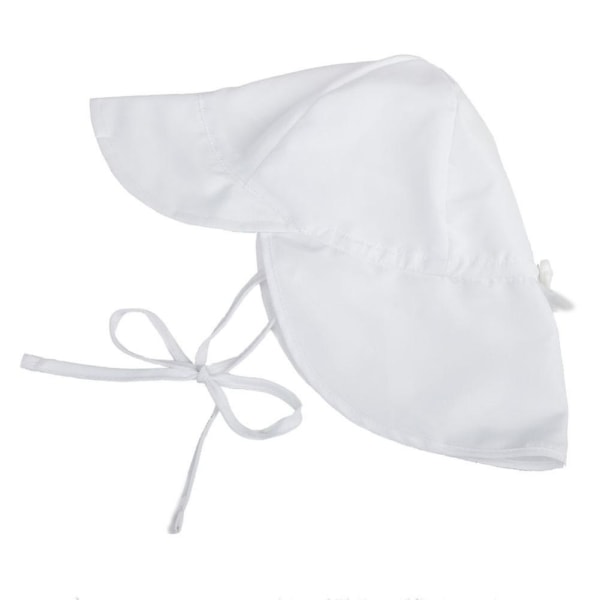 Sommar Solhatt Hals Cover Beach Flap Cap Andas För Barn Pojke Flicka White S
