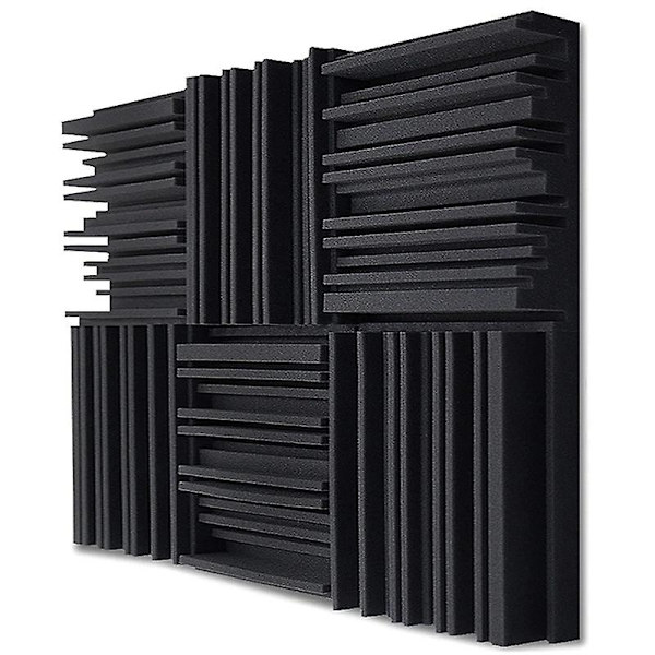 24st Studio Akustiska Skumpaneler Ljudisolerade Svamptrumma Ktv Rum Absorptionsbehandling Polyuretan black none