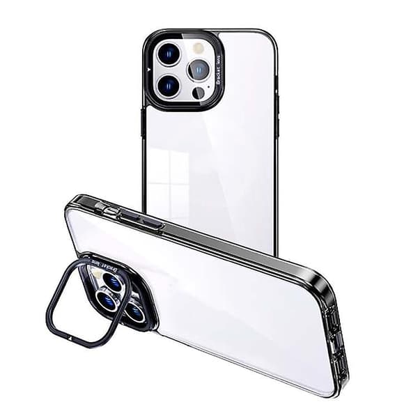 Invisible Holder Phone case För iPhone 15 Pro Black