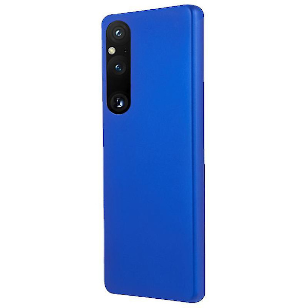 För Sony Xperia 1 V Stötsäker gummibelagt hård case Skyddande cover Blue none