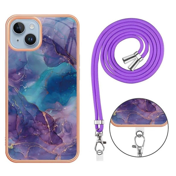 IMD TPU- case för iPhone 15 Plus Purple