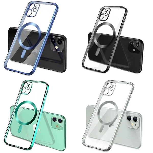 För Iphone 12 Mini Magsafe Magnetic Trådlöst Case Case null none
