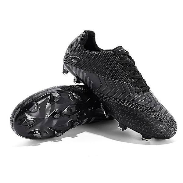 Fotbollsskor för män Aldult Fotbollsskor Grästräning Sport Skor Sneakers 3B22037 Black 41