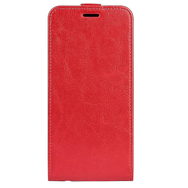 R64 Vertical Flip Case för iPhone 15 Red