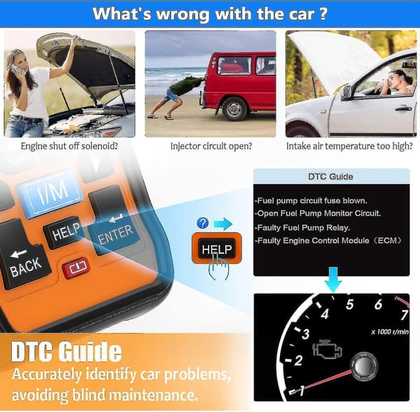 Nt301 Obd2 Scanner Live Data Professional Mechanic Obdii Diagnostic Code Reader Tool for Check Engine null none