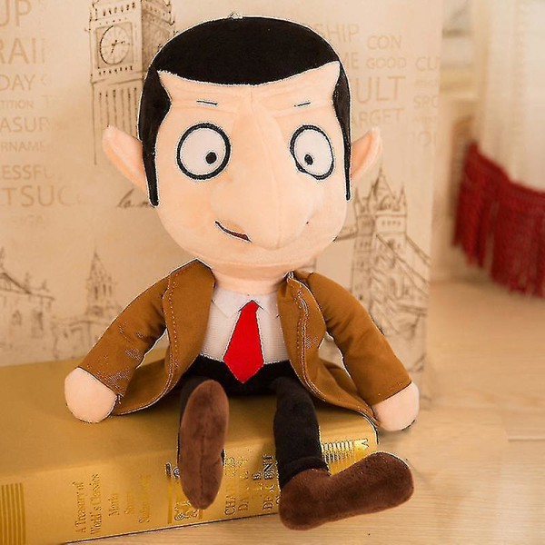 Mr. Bean plyschdocka fylld tecknad trasdocka Teddybjörn Pacify docka sängprydnad 40cm Mr. Bean