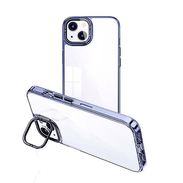 Invisible Holder Phone case För iPhone 15 Plus Blue