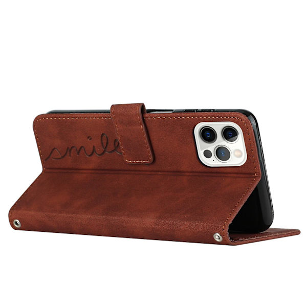 PU phone case för iPhone 15 Pro Max Brown