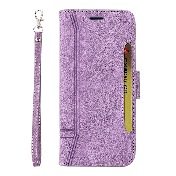 Case med spänne på dubbla sidor för iPhone 15 Purple