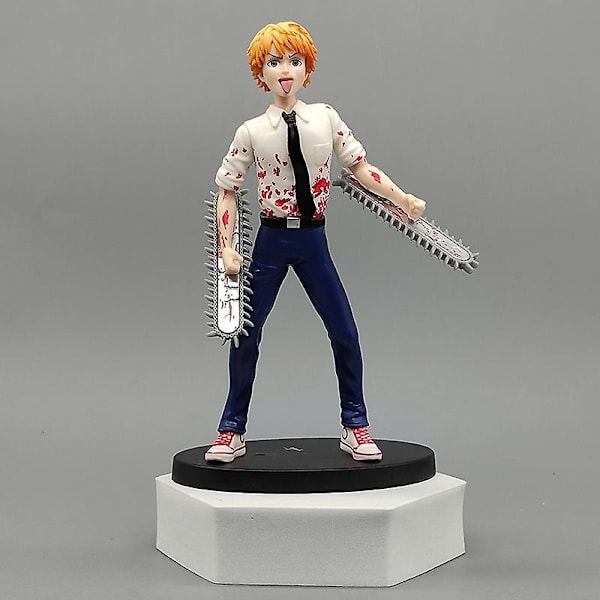 19cm Motorsåg Man Denji Anime Figur Power/denji Action Figur Motorsåg Man Denji Figurine Vuxen Samlarobjekt Modell Docka Leksak Present C 18cm No Retail Box3