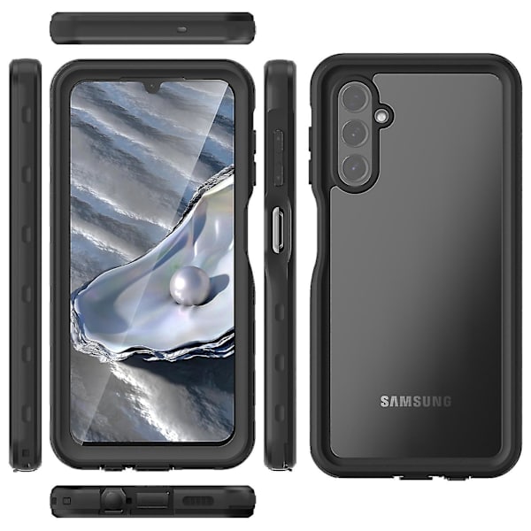 Vattentätt case för Samsung Galaxy A14 case, 360 helkroppsskydd cover Inbyggt husdjursskärmskydd, utomhusdammtätt telefonfodral null none