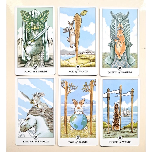 Lunalapin Rabbit Oracle Tarot Card Spådomskort