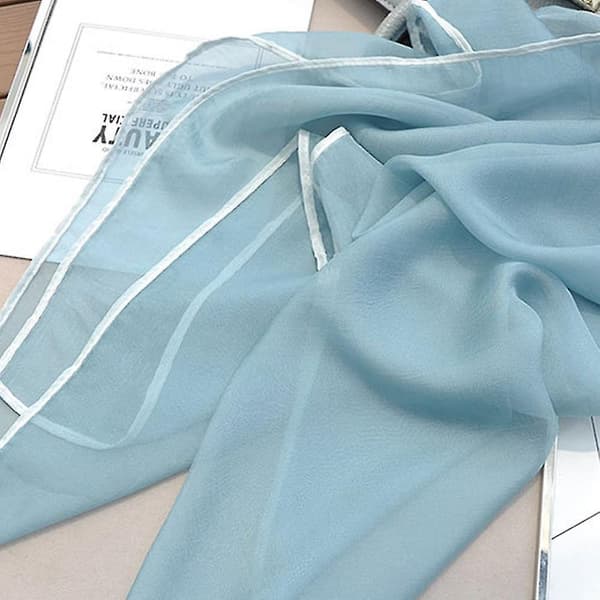 Damer Enfärgad Enfärgad Solid Tight Långt pannband Light blue