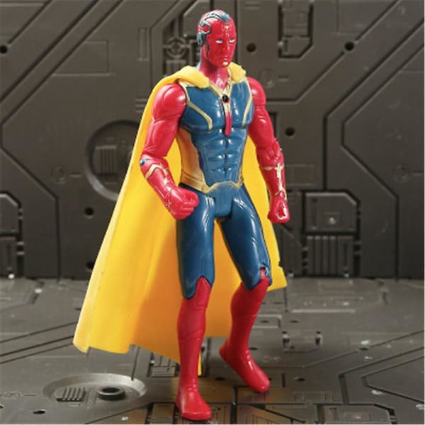Marvel Avengers 3 Infinity War Film Anime Super Heros Spiderman Captain America Iron Man Hulk Thor Superhjälte Actionfigur Leksaker C Vision