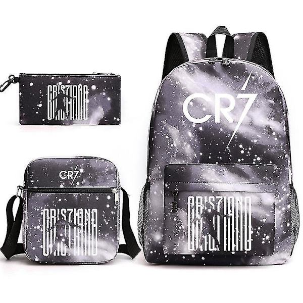Fash Cr7 3st Set Ryggsäck Mol Väskor Väska Resväska 6 Only satchel