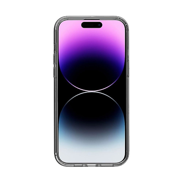 Transparent phone case för iPhone 15 Grey