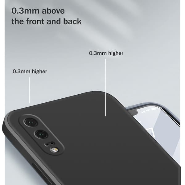 För Huawei P20 Liquid Case White none