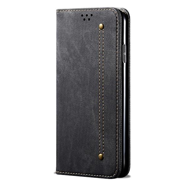 Denim Texture Case för iPhone 15 Plus Black