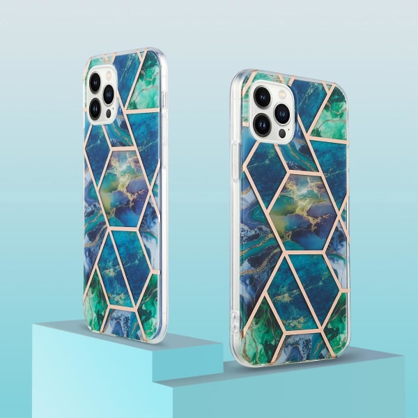 Marble TPU- case för iPhone 15 Pro Multicolor