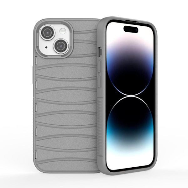 Värmeavledning phone case för iPhone 15 Plus Grey