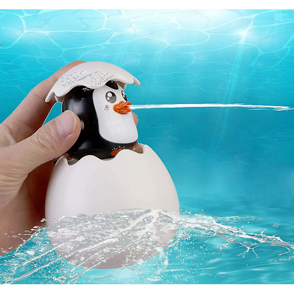 Baby Vattenbadkar Poolleksaker Roliga äggkläckningspresenter till småbarn Penguin