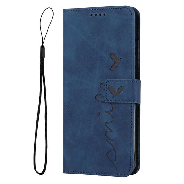PU phone case för iPhone 15 Blue