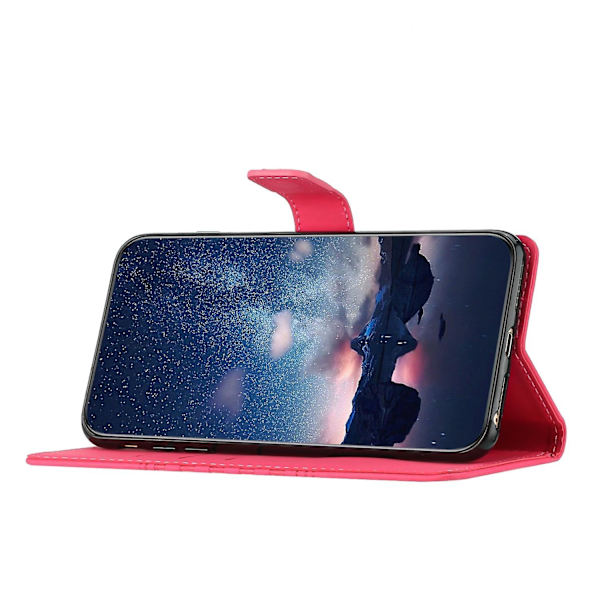 Diamantpräglat case för iPhone 15 Pro Red