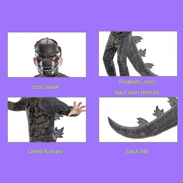 Godzilla Kids Cosplay set XL*140