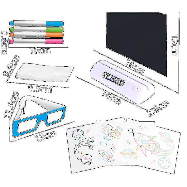 Light Up Tracing Pad, Kids Magic Pad Light Up Ritbräda (style4) null none