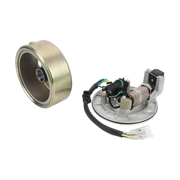 Magneto Stator Svänghjul Rotor Kit Koppar Aluminium För 90cc 110cc 125cc 140cc Kick Start Engine Pit Pro Pit Bike null none