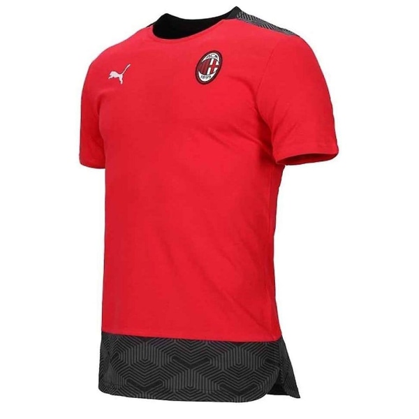 Puma 20/21 A.C. Milan 1899 Kortärmad rundhals Röd Fotbollströja herr T-shirt 758215 01 Red/Black S