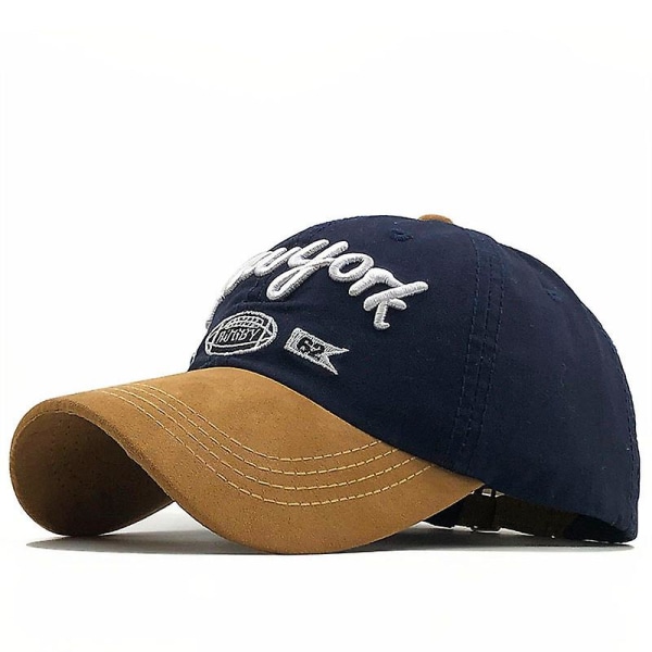 Gorras York Broderi Män Fiske Baseball Cap Av Kanada Hatt Herr Snapback Bone Justerbar Dam Baseball Hat Snapback Hat black 55-60CM Adjustable