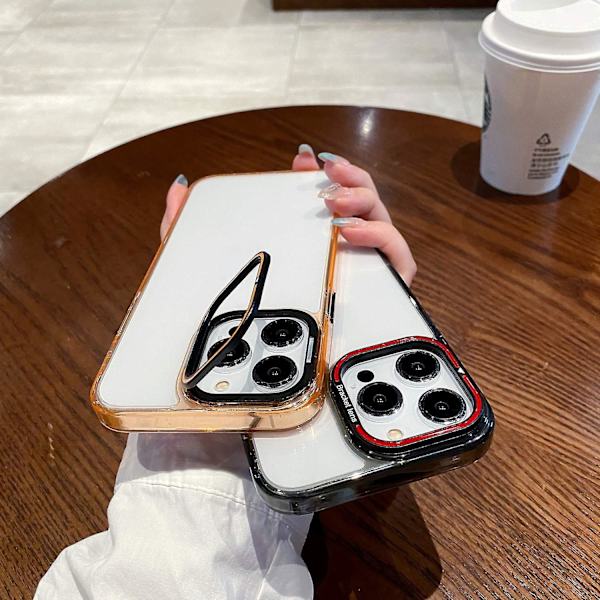 Invisible Holder Phone case För iPhone 15 Plus Black