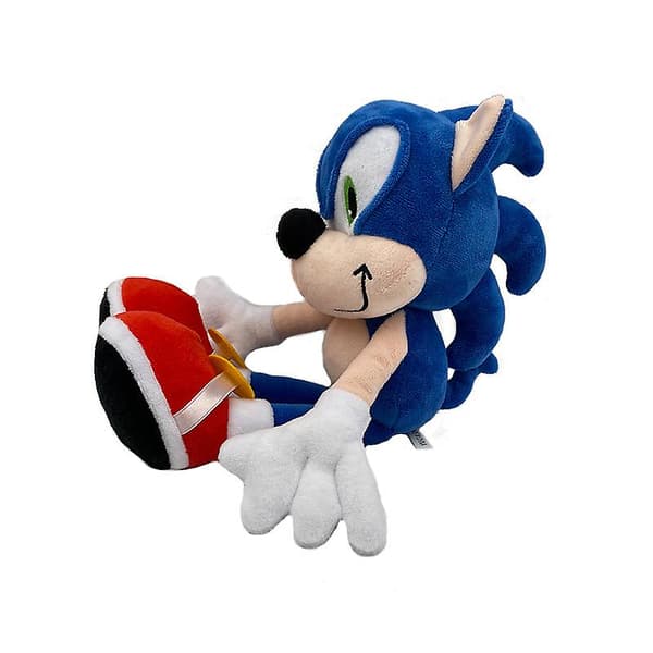 30 cm blå Sonic plyschleksak igelkottsdocka