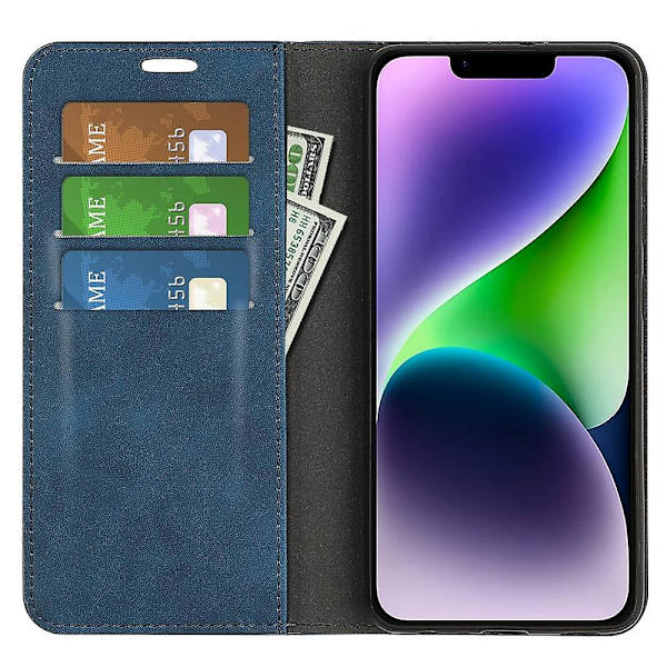 Magnetiskt case för iPhone 15 Plus Dark blue