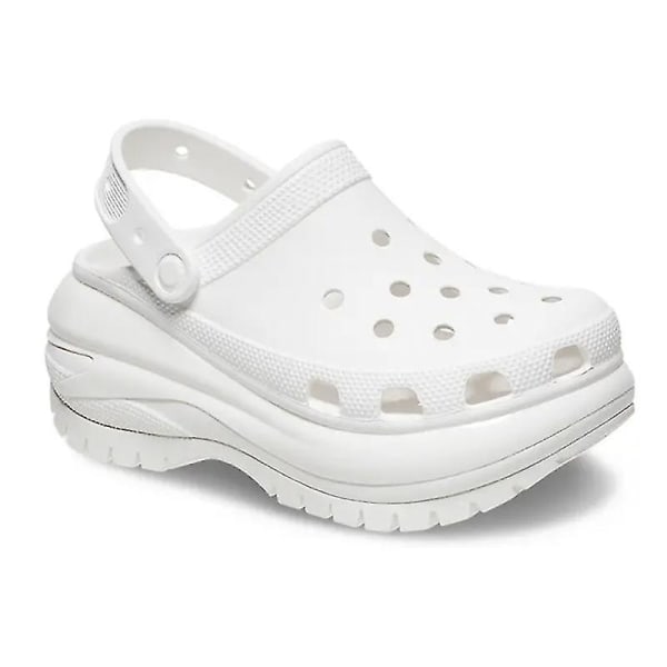 Venalisa Dam Classic Mega Crush Clog Tjock Eva Platform Skor Tjock sula Slip On Sandaler white 39-40