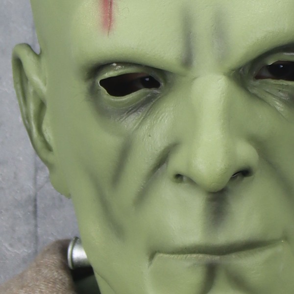 skrämmande frankenstein mask latex huvudbonader