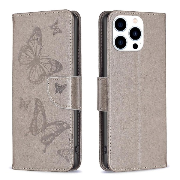 Butterflies Phone case för iPhone 15 Pro Blue