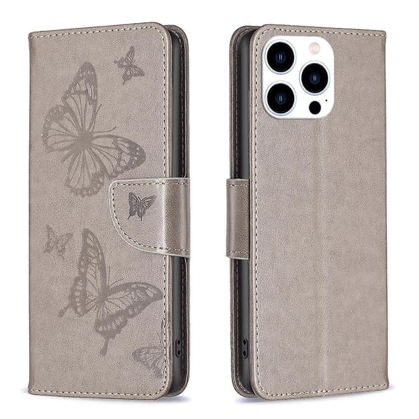 Butterflies Phone case för iPhone 15 Pro Pink