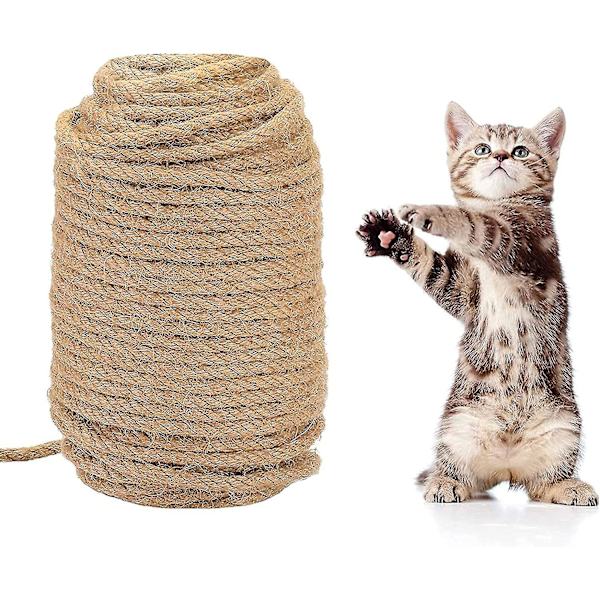Sisal Rope Cat Tree Diy Grab Post Toy Cat Klätterställningsbyte R null none