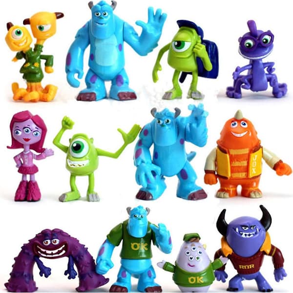 12st Monsters, Inc Figurleksak Barngåva