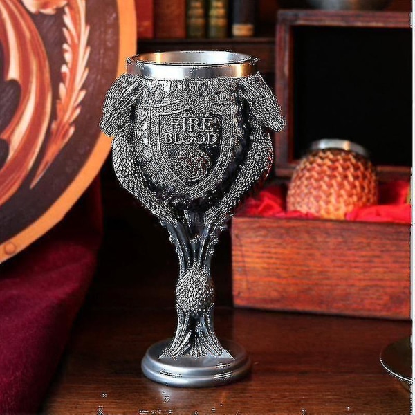 Game Of Thrones Creative Goblet Cup Möbler Tillbehör Vin Glashus Stark Of Winterfell-a null none